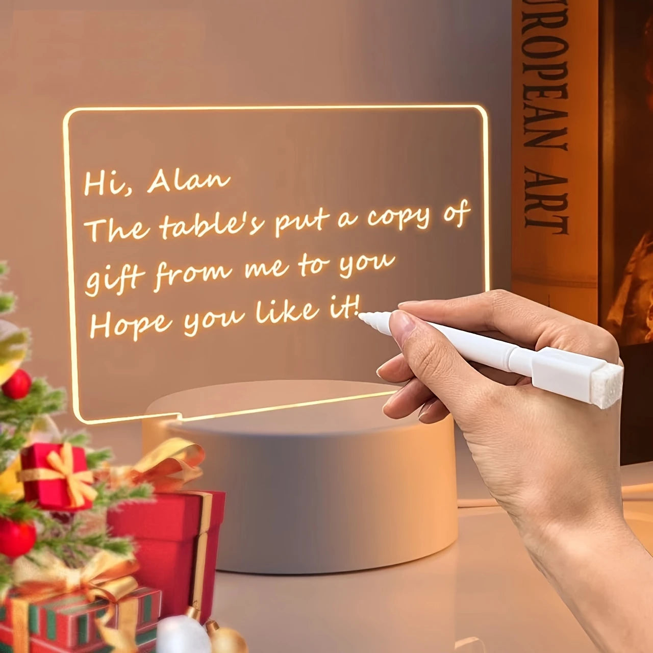 WANHENGYA LED Acrylic Dry Erase Board